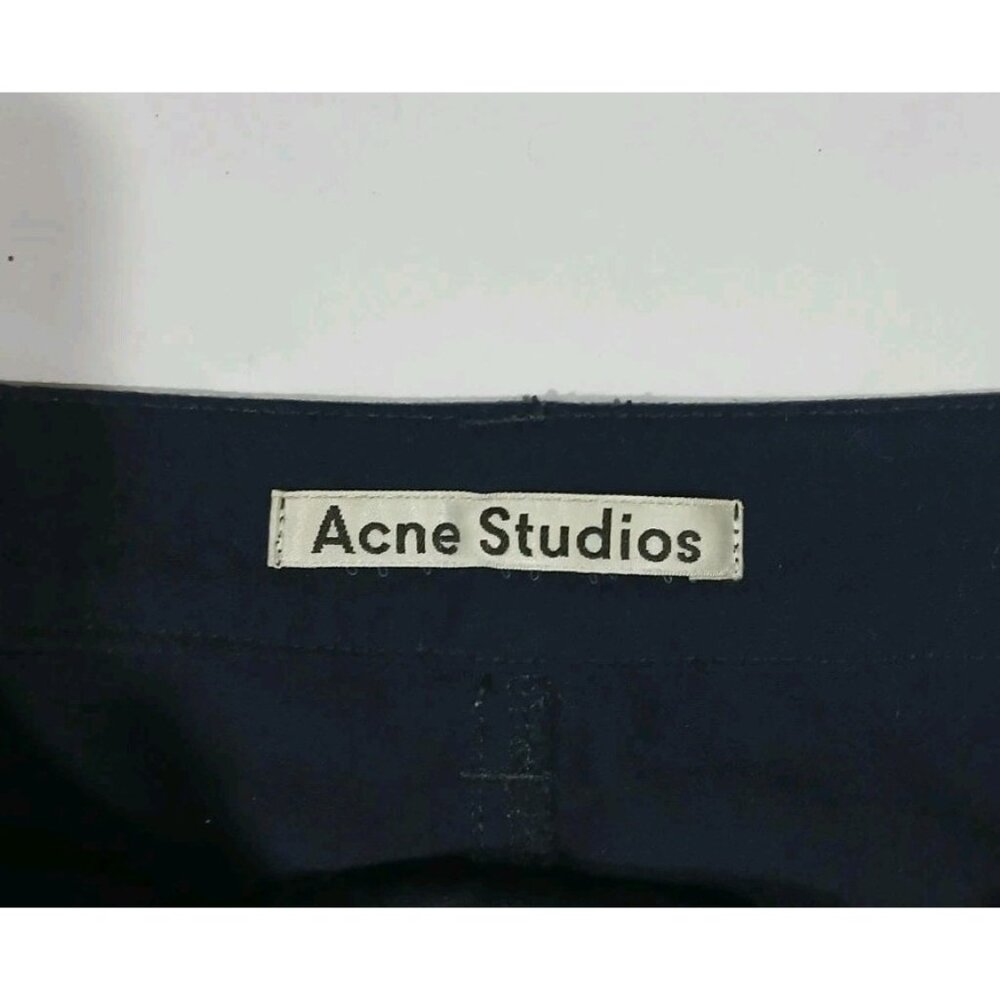 Acne Studios Wool Blend Slim Skin 5 Trousers Pants - Picture 4 of 9